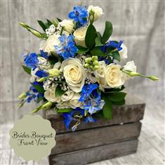 Blue Delphinium Wedding Bouquet Package